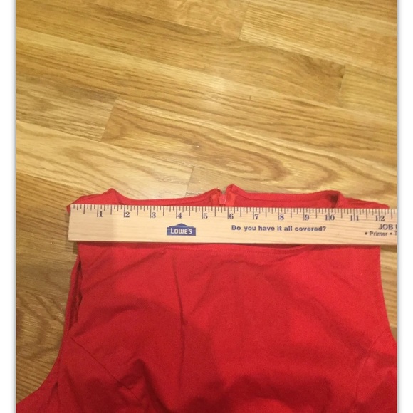 Anni Coco Women's Classic 1950s Vintage Hepburn midi sleeveless Dresses Red, L - Picture 9 of 11